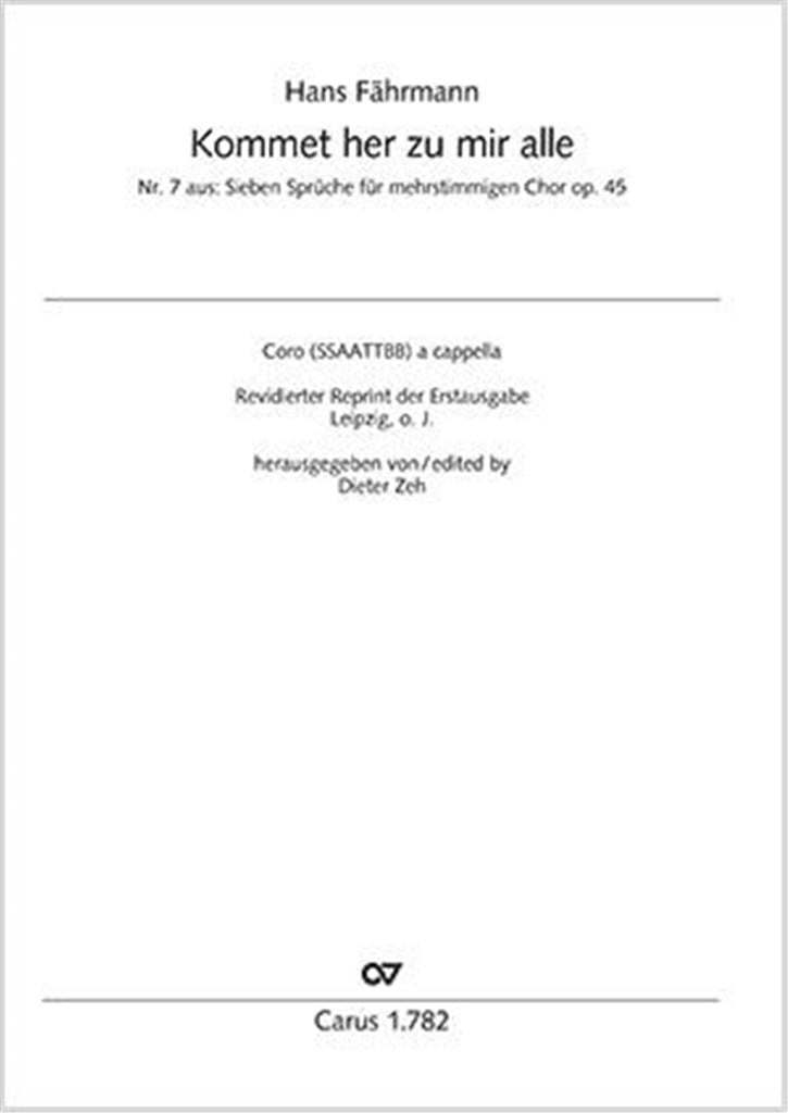 Kommet her zu mir alle